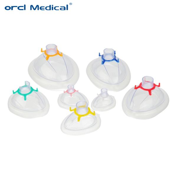 PVC Anaesthesia Mask Medical Air Cushion Anesthesia Mask With Valve