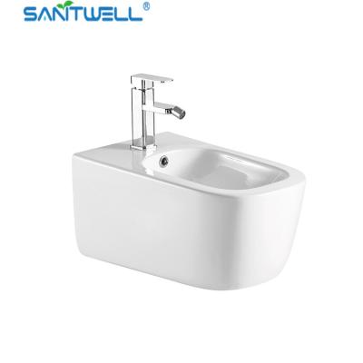 Tamanho branco de Hung Bidet 510*350*320 milímetro da parede da bandeja do WC do banheiro SWJ0231, assoalho - bidê montado