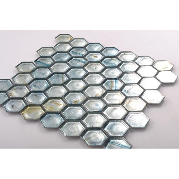 Latest Agglomerate Mosaic Tile with Hexagon Shape