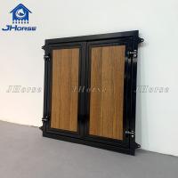 Venda a retalho Personalização Cabalo de madeira Porta de frente estável de estilo europeu Janela Porta de celeiro de cavalo