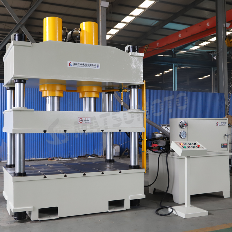 Three Beam 200 Ton Hydraulic Press Four Column Press Machine High Precision
