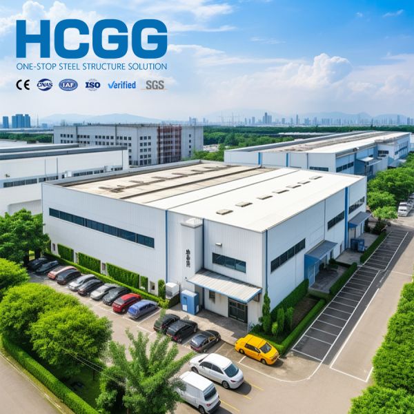 CE ISO Certified Prefabricated Steel Structure Building Industrial Warehouse Workshop Steel Frame Construction