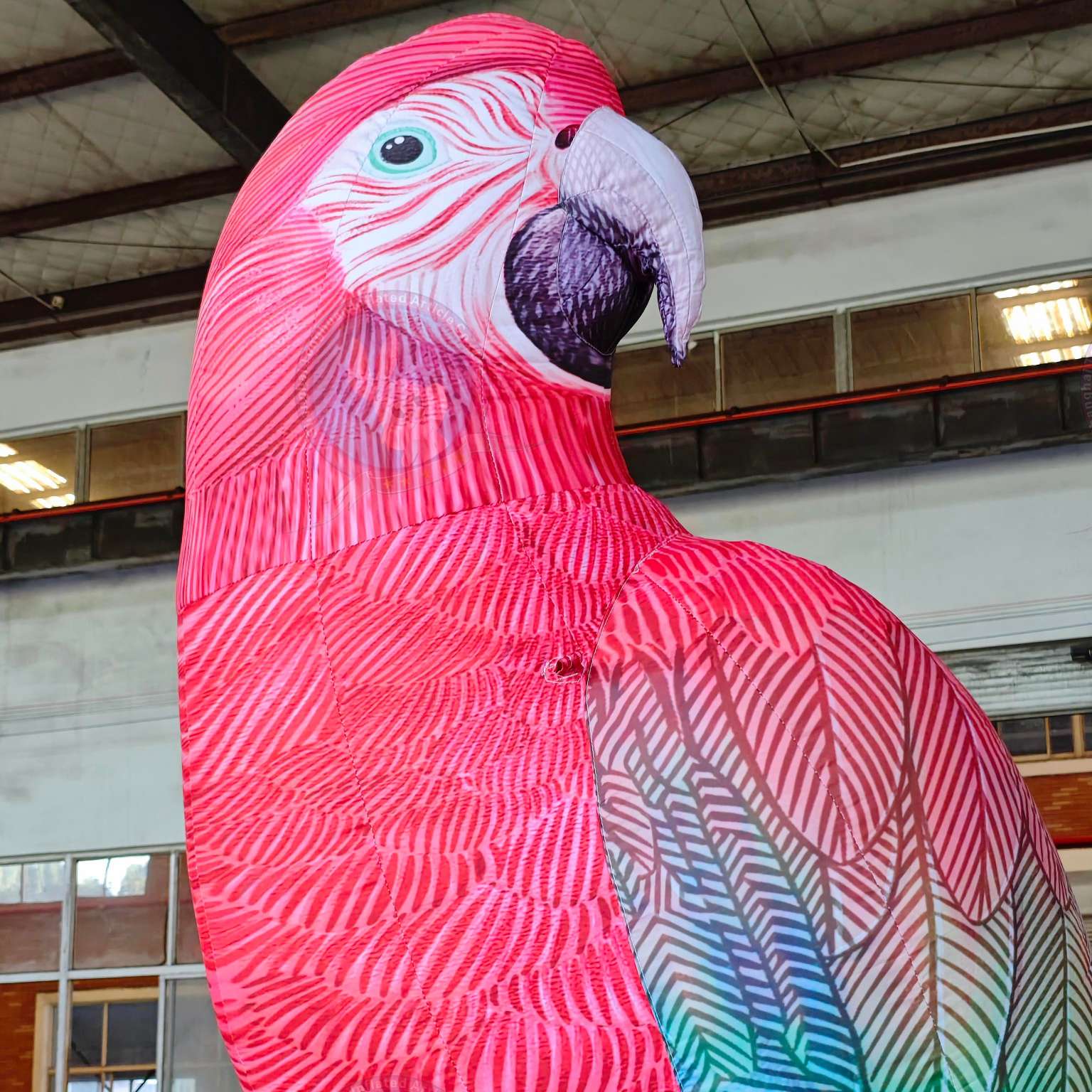 Giant Inflatable Parrot Model With High Restoration Cartoon Animal Design for Event Decoration Commercial Display Scenic Promotion and Theme Activity Projects