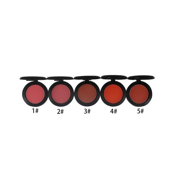 Private Label Single Face Makeup Blush Palette Compact Fashion Fair Cosmetics