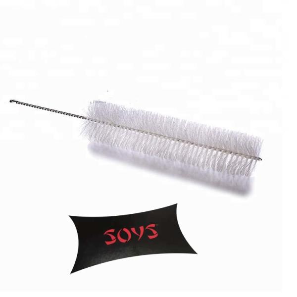 Stainless Steel Long Pipe Cleaning Brush 15.5cm Nylon Tube Brushes