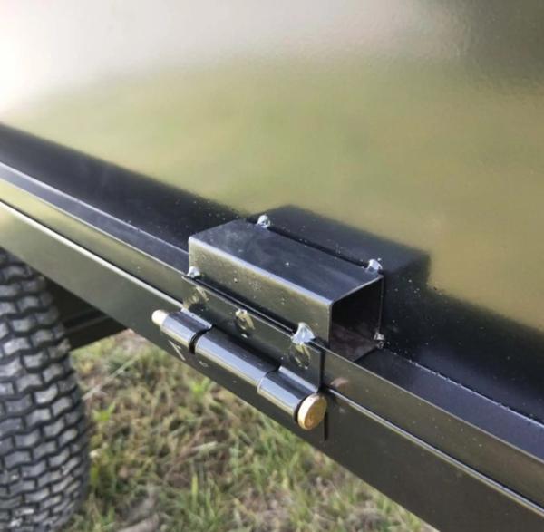 Steel Structure Lawn Tractor Tiller Trailer Garden Dump Truck Steel ATV Dump Truck Steel ATV Trailer  Heavy Duty Trailer  Garden Trailer  Quick Release Buckle