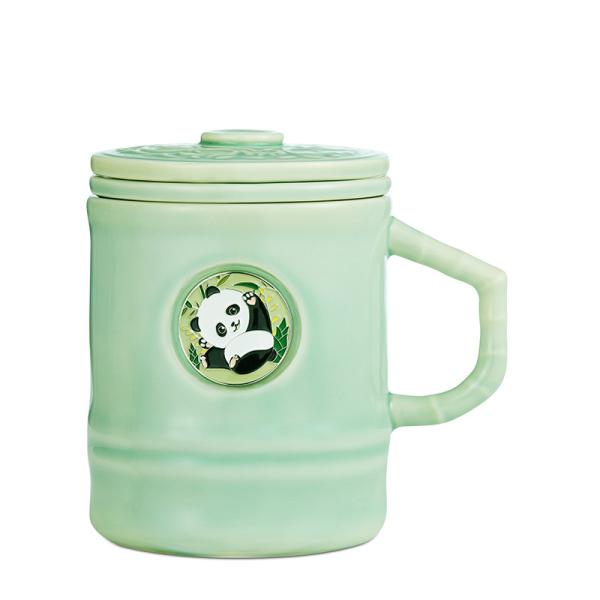 Pronto para envio em estoque 550ml caneca de porcelana com decal pintado à mão