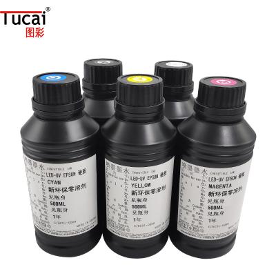 500ML Uv Led Ink Uv Curable Ink For EPSON DX5DX7TX800XP600 Printhead