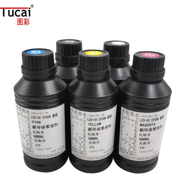 500ML Uv Led Ink Uv Curable Ink For EPSON DX5DX7TX800XP600 Printhead