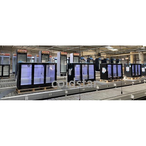 220L Double Glass Door Under Counter Back Bar Cooler Buy Beer Cooler Fridge