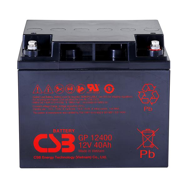 CSB GP12400 12V 40Ah Energy Storage Rechargeable VRLA 12V 40Ah CSB Battery