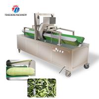 Machine d'épluchage horizontale de courge de cire de sortie de machine d'épluchage de courge de cire d'acier inoxydable de rendement élevé de 350KG 2.2KW grande