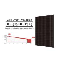 Pilhas Monocrystalline do módulo do picovolt da eficiência elevada painel solar preto bifacial das meias