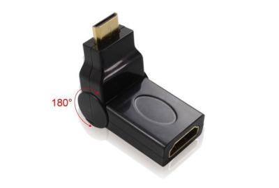 180 Degree Rotation Swivel MINI HDMI Male to HDMI Female M/F Adapter Converter