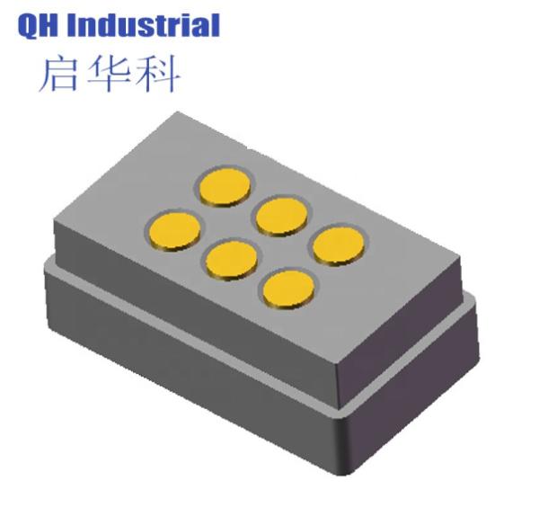 6Pin Male and Female 1A 2A 3A House-hold Application Device Smart  Device Magnetic Pogo Pin Charging Power Connector