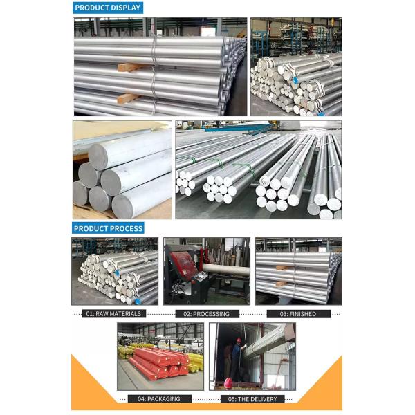 Industrial 3105 Aluminum Rod Round Bar Hot Rolled Corrosion Resistant