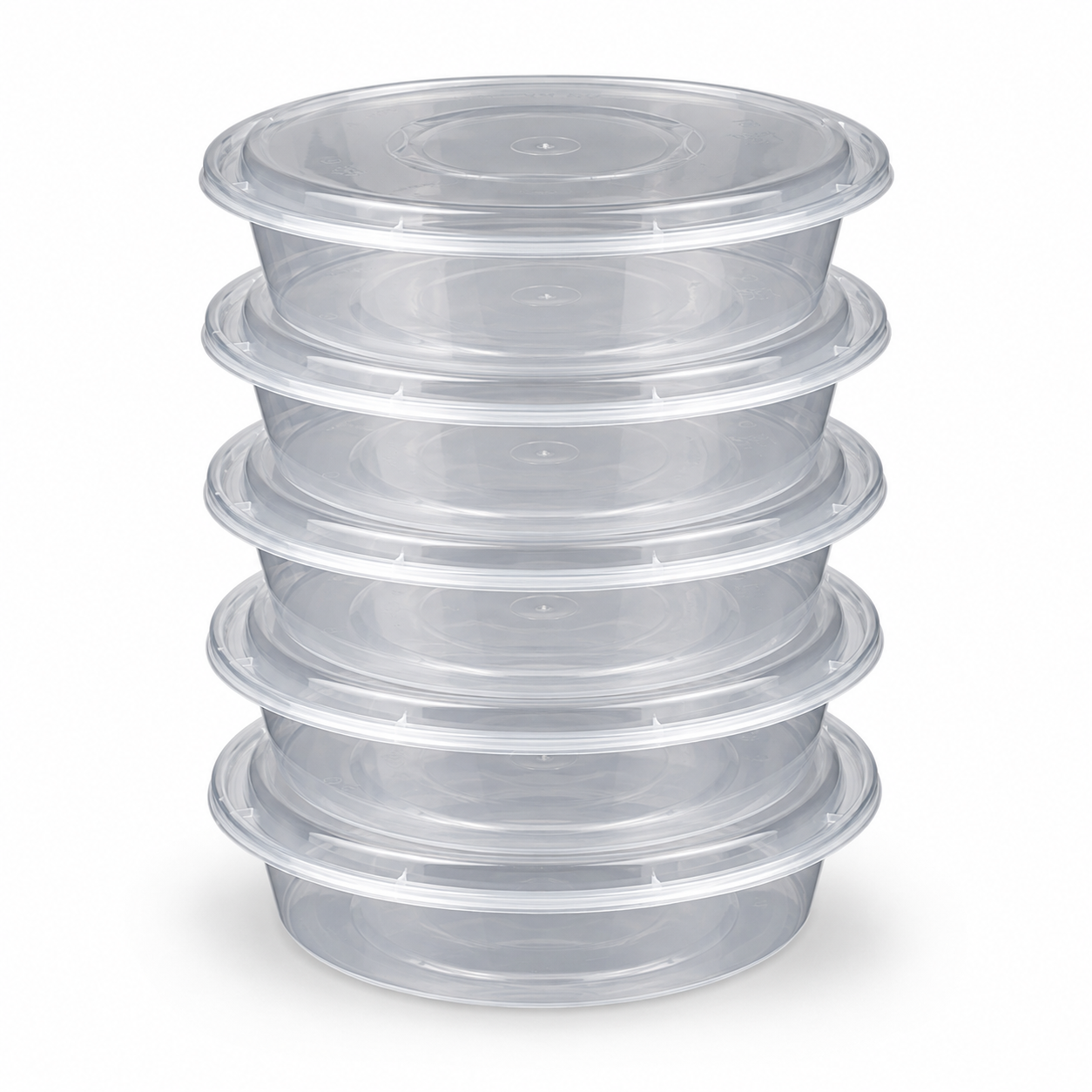 PP Party Platter Disposable Serving Bowl 3580ml Extra Wide with Clear Fitted Lid