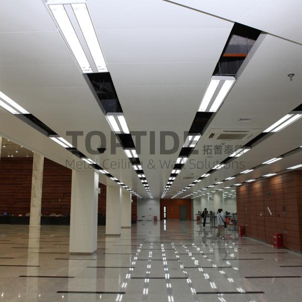 Building Multi Layers Aluminum / Steel Metal Frame Suspended Ceiling Plate