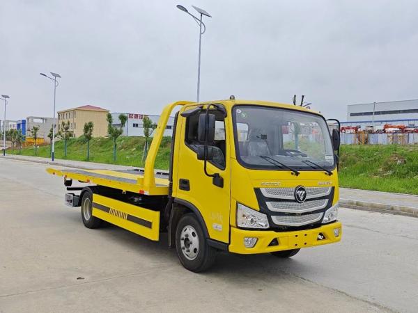 Heavy Duty Truck Haowo Light 4X2 3-5 Ton Equipment Used Flat Trailer Trailer for Sale