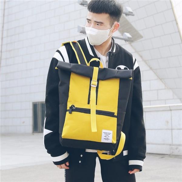 Schoolbag female middle school students Korean version of big backpack Japanese backpack academic business bag