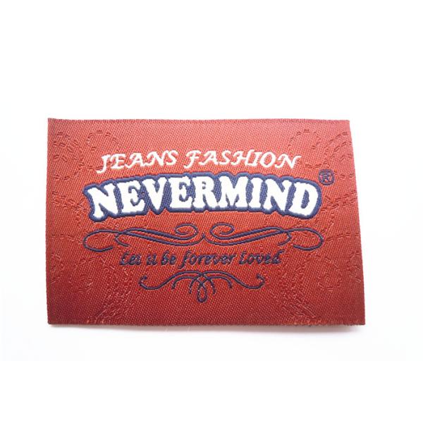 Apparel Labels Embroidered Fabric Labels Waterproof Home Textile