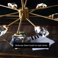 Cuisine légère de restaurant de Crystal Nordic Pendant Light For de la tête 3 simples