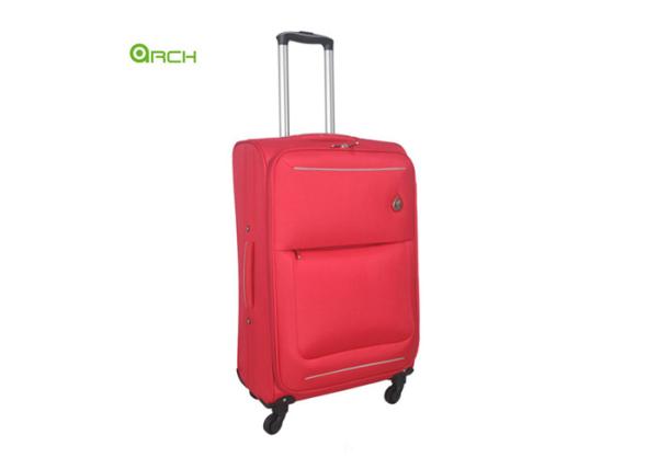 600D Polyester Trolley Case Soft Sided Luggage with Spinner Wheels