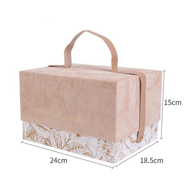 Luxury Cardboard Paper Holiday Gift Empty Box Portable Cosmetic Jewelry Packaging