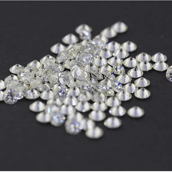 Драгоценный камень форма овальная 2-10ct Белый круглый резкий свободный мойсанит для обручальных колец