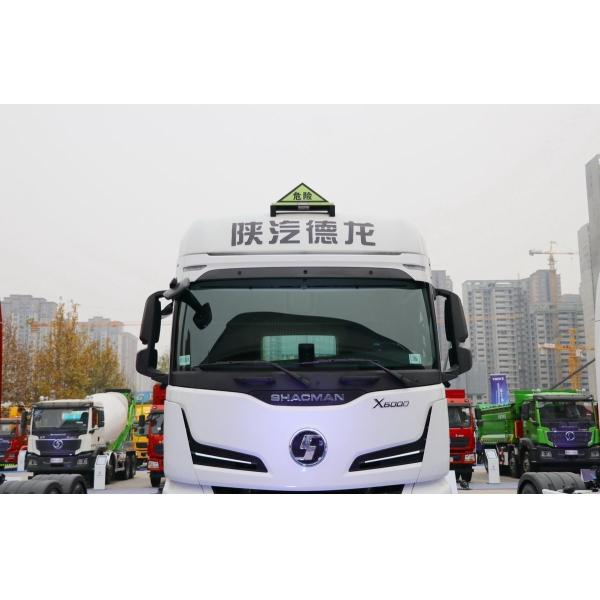 X6000 Tractor Shacman Transmisión estable Eje de mano equipado con suspensión de aire