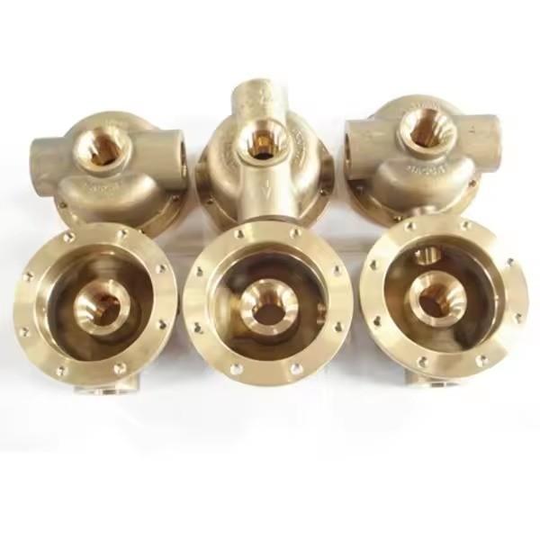 Pièces de coulée en cuivre jaune en laiton en bronze pour les machines de matériel