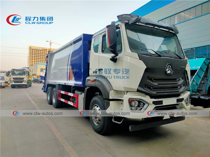 Тележка Compactor отброса Sinotruk Hohan 340HP с двигателем дизеля евро 4