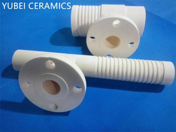 Structural Alumina Oxide Ceramic Flange 29W/MK 310GPa High Temperature Resistance