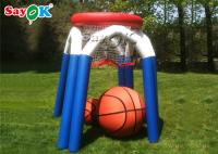 Jogo de basquetebol de tiro exterior do monstro inflável feito sob encomenda dos jogos dos esportes com ventilador de ar