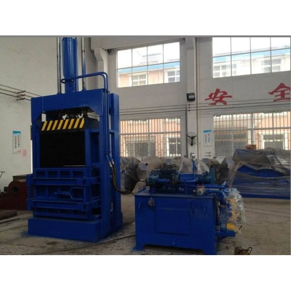 High Density Vertical Baler Machine for Textile Factory Waste Recycling