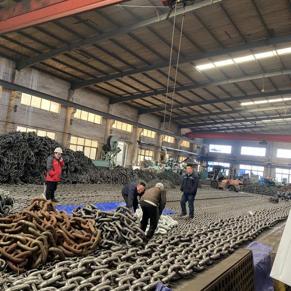 78mm Spray Paint High - Strength Alloy Steel Stud Link Anchor Chain Boat Anchor Chain