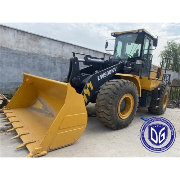 LW500 Использованная загрузка XCMG 17t Использованная гидравлическая экскаваторная загрузка