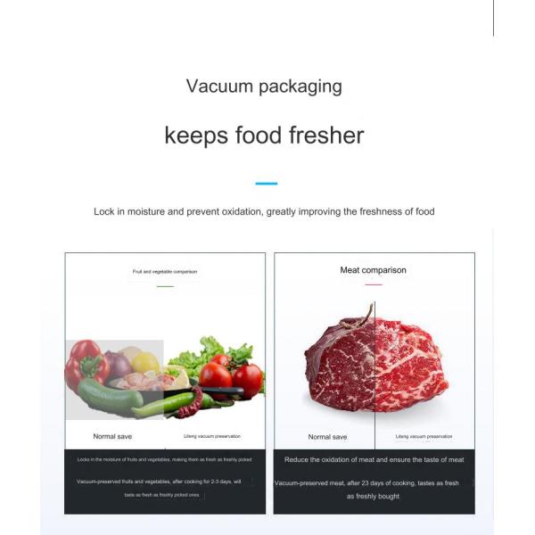 220V Voltage Vertical Food Vacuum Packaging Machine 2KW Power Customizable Options