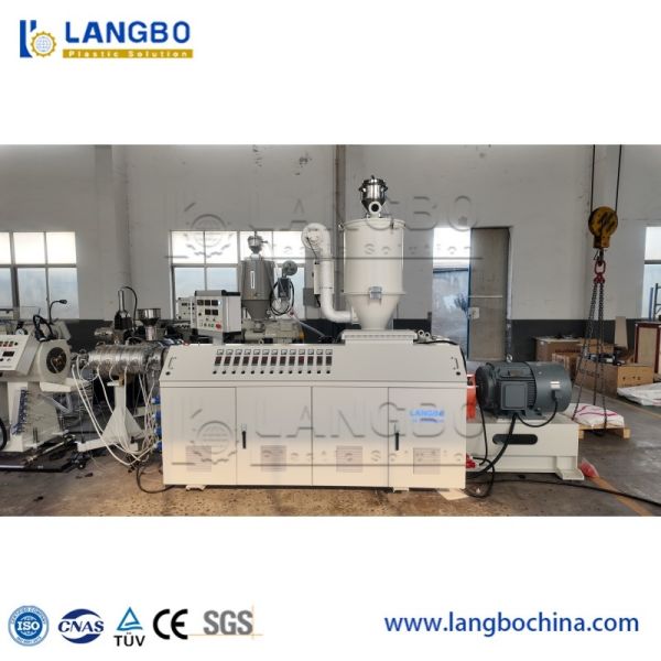 20-110mm Reinforced PPR HDPE UPVC Pipe Extrusion Machine Line , Pipe Screw Extruder Machine