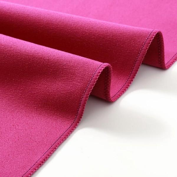 200gm Toile antibactérienne sèche rapide Tissu suède Peau adaptée pour le yoga