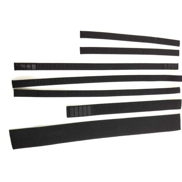 DANSKY Customized Color Single or Double Side Elastic Loop Bulk Hook and Loop Elastic Adjustable Strap for Sport