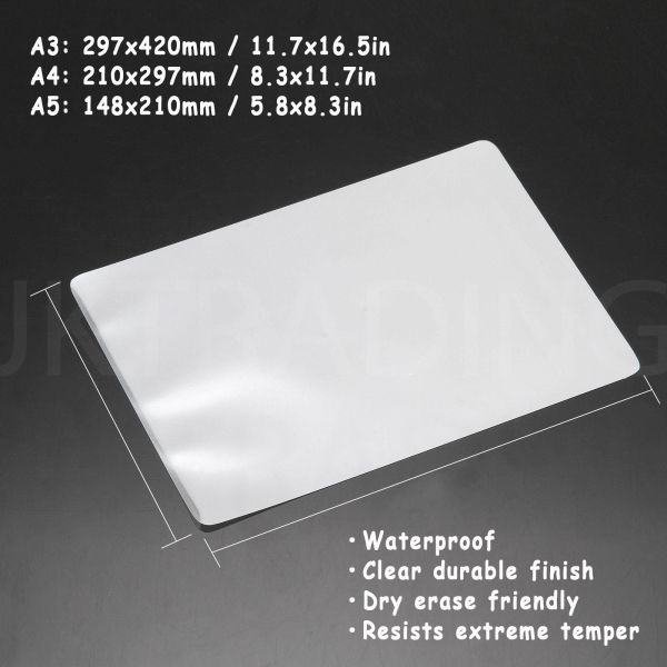 Pet Film Plastic Sheet Ponographic Film A4 Size Waterproof Dust Sheet 3mil