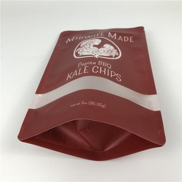 Saco de alumínio Matte Effect Plastic Laminated Stand do empacotamento de alimento acima dos malotes misturados do malote dos vegetarianos do chá para microplaquetas