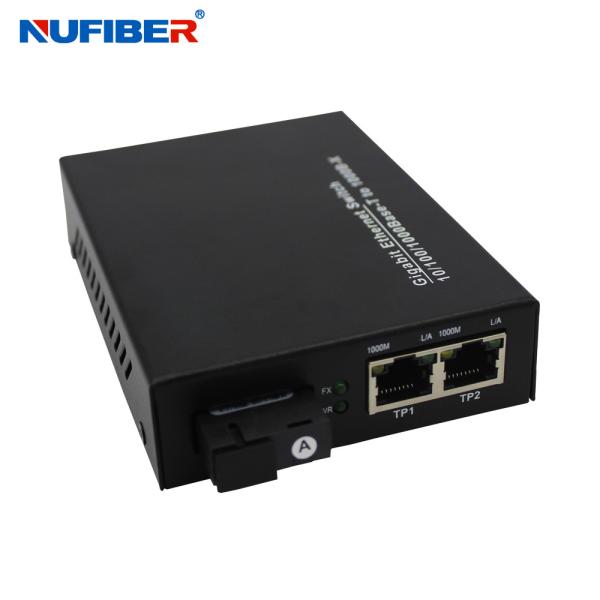 MM 850nm 0.55km SC Fiber Ethernet Switch Broadcast Storm Protection Fiber