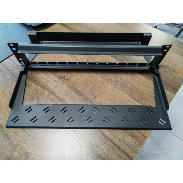 Black MPO MTP Patch Panels 96F 1U LC Patch Panel Modular Shelf