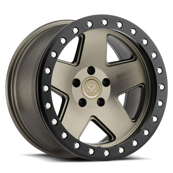 costumes 21 22 24 bordas offroad forjadas polegada do beadlock da roda de SUV do veículo do recolhimento para Jeep Wrangler