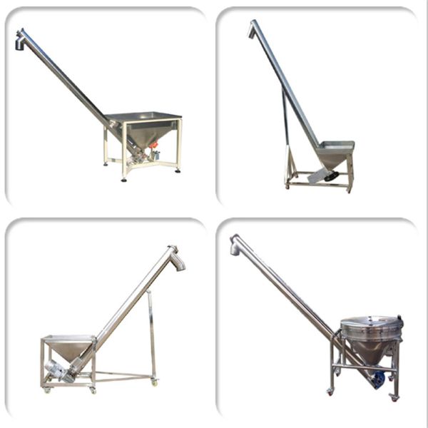 Custom Stainless Steel Screw Conveyor Food-Grade Material Corrosion-Resistant Flexible Screw Conveyor for Seeds and Grains Specialized for Food and Chemical Industries