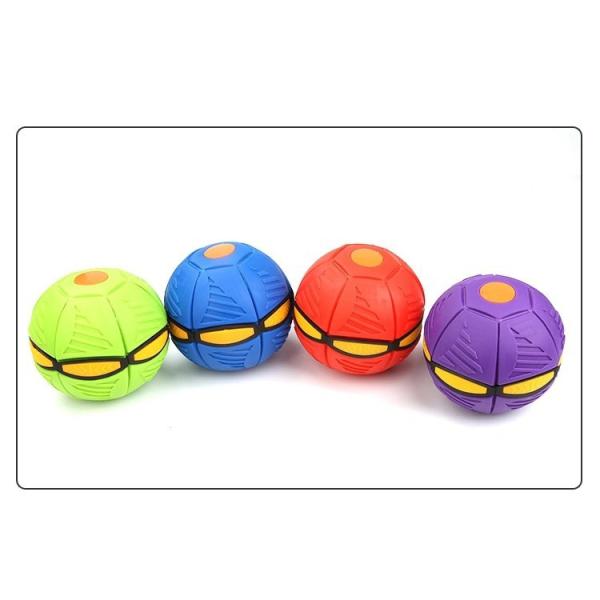 Boule de chien volant LED Jouets interactifs pour animaux de compagnie Jouets interactifs pour chiots en caoutchouc en plastique