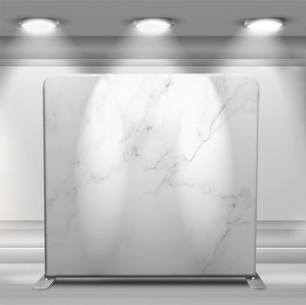White Marble Pillowcase Backdrop Foldable Pillow Case Backdrop Stand
