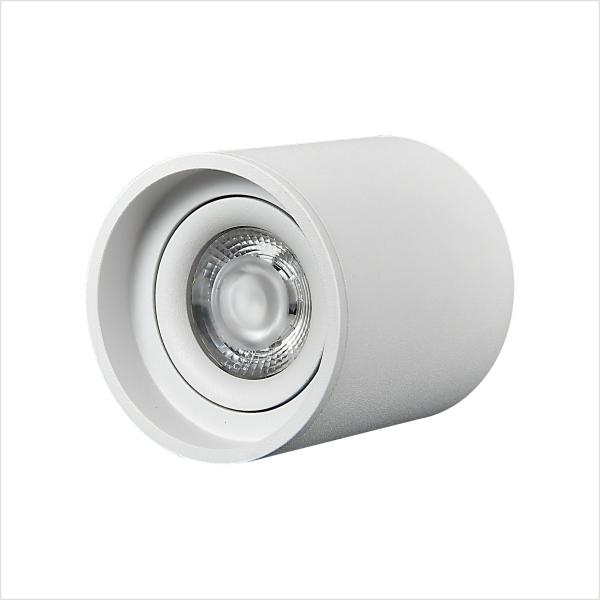 Black Surface Mounted Cob Light , Epistar Ip44 Adjustable Downlights 0.008KW